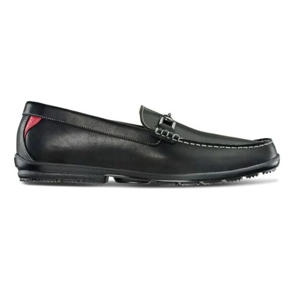 FootJoy Club Casuals Loafer Golf Shoes Waxy Black 79020 - Picture 1 of 8